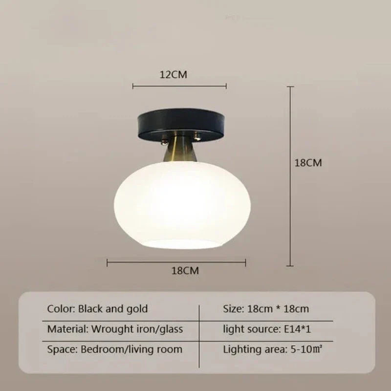 Bright White LED Hallway Ceiling Lamp