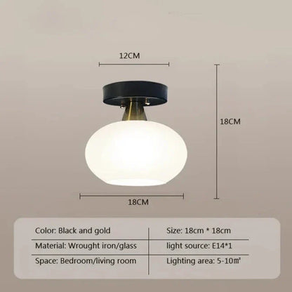 Bright White LED Hallway Ceiling Lamp