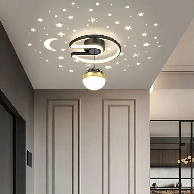Cosmic LED Ceiling Lamp for Bedroom Ambiance