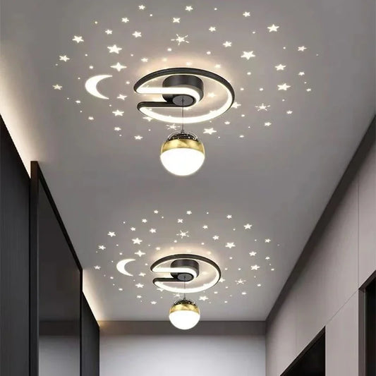 Cosmic LED Ceiling Lamp for Bedroom Ambiance - Luxicro