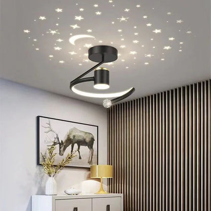 Cosmic LED Ceiling Lamp Twinkling Night Effect
