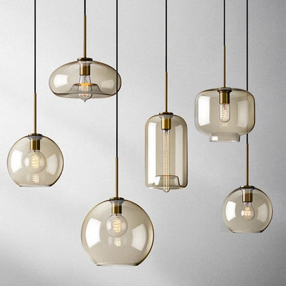 Simple Modern Glass Pendant Lamp