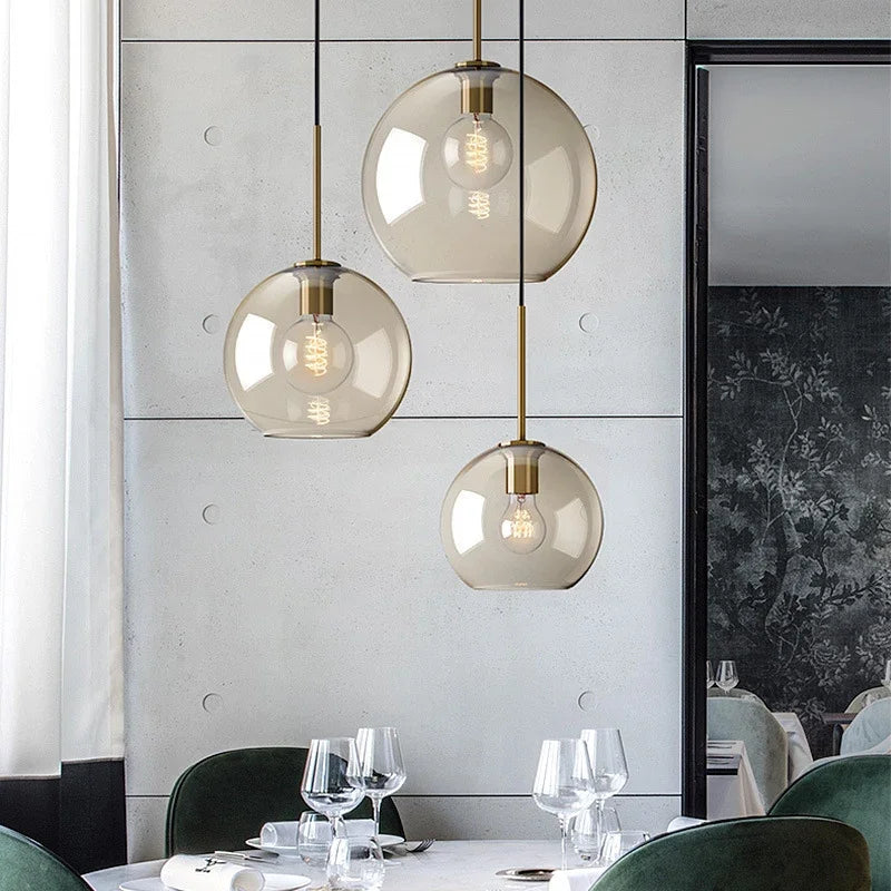 Simple Modern Glass Pendant Lamp - Luxicro