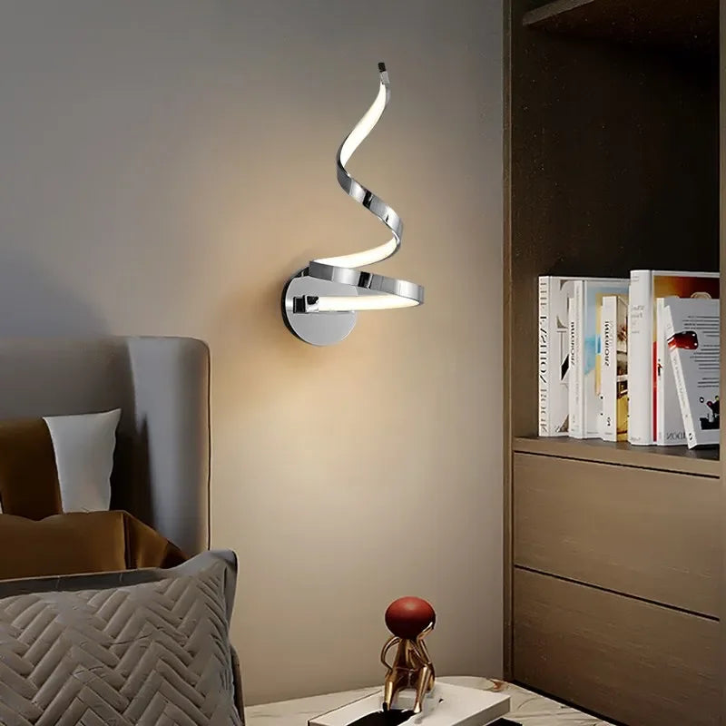 Contemporary Curved LED Light Fixture