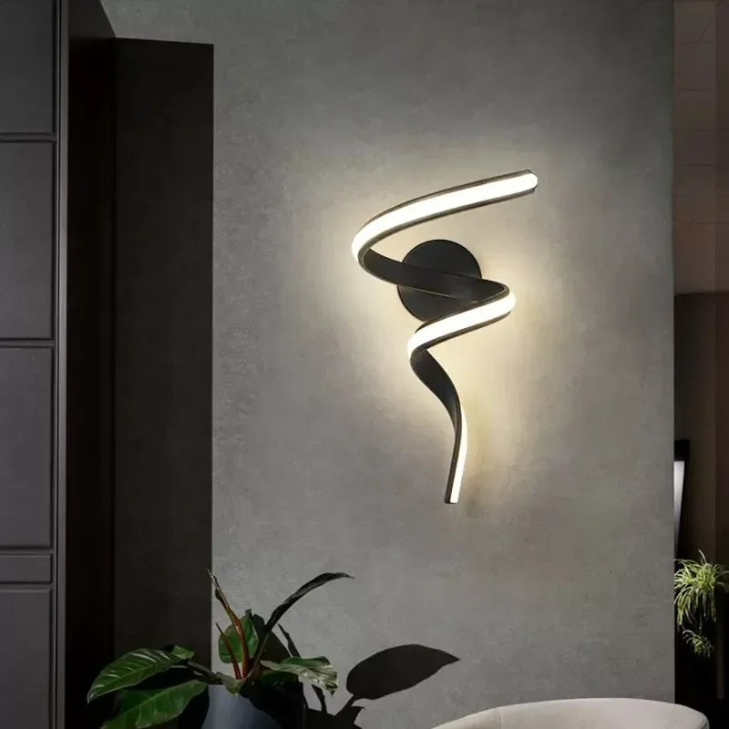 Contemporary Curved LED Light Fixture