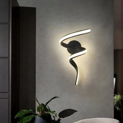 Contemporary Curved LED Light Fixture