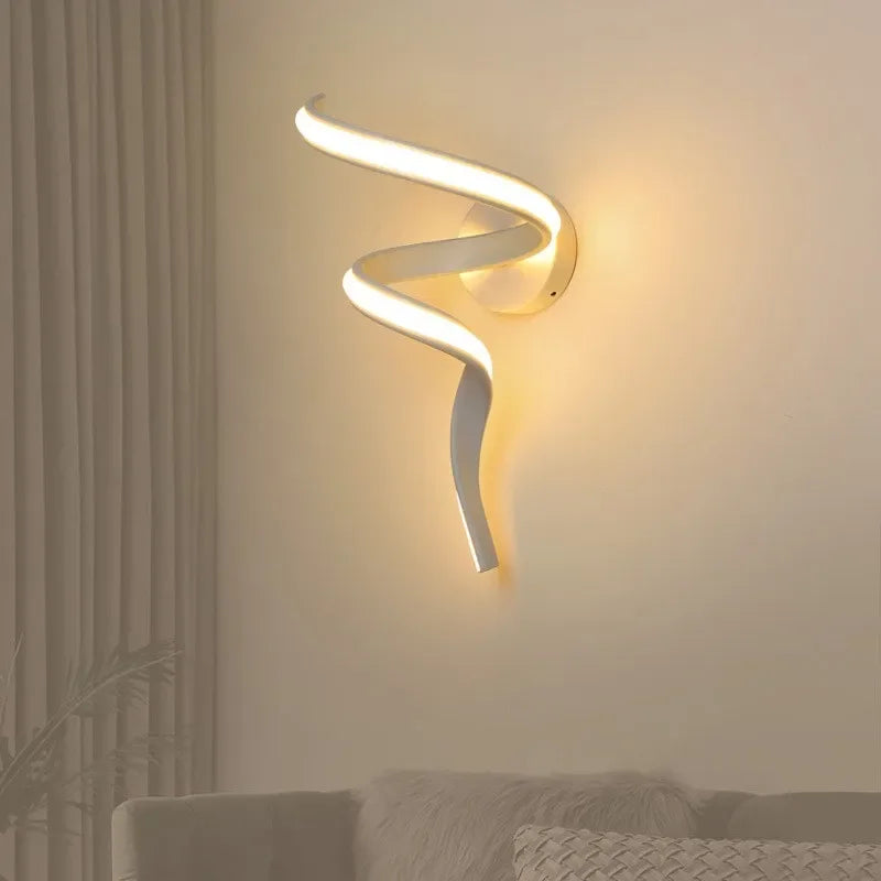 Contemporary Curved LED Light Fixture