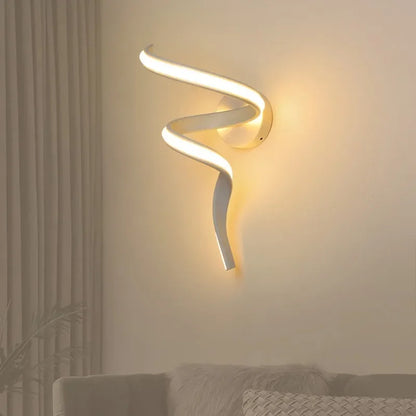 Contemporary Curved LED Light Fixture