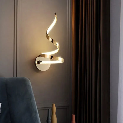 Contemporary Curved LED Light Fixture