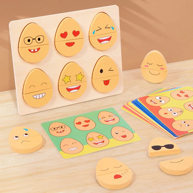 Colorful Children's Emotional Learning Puzzle - Luxicro