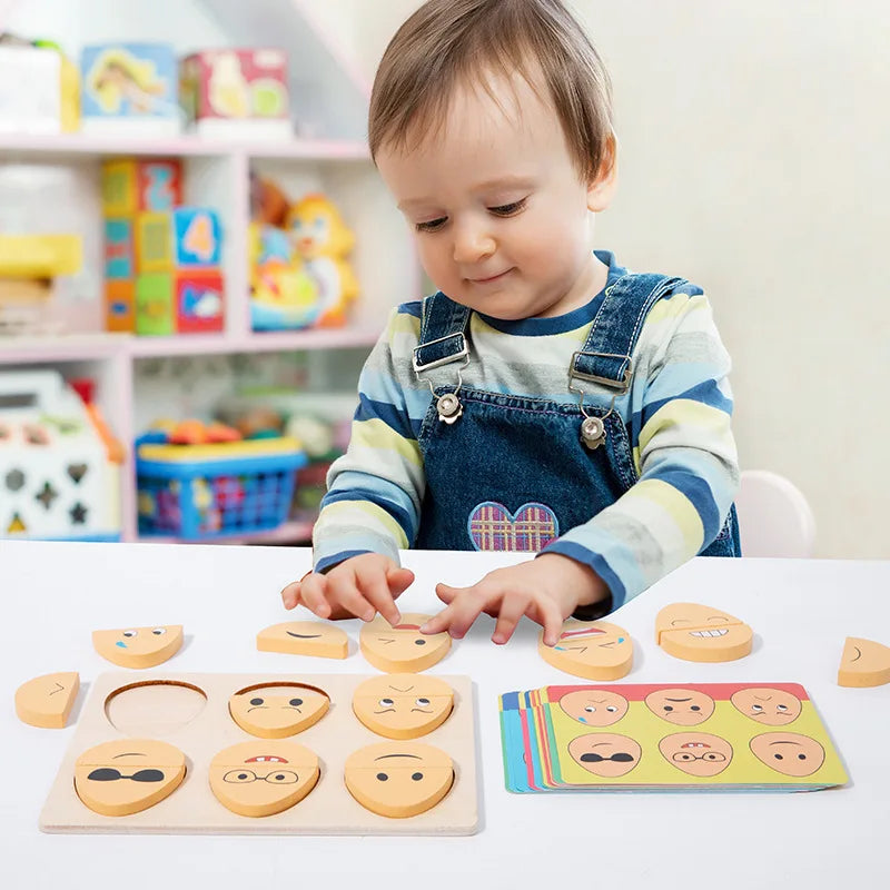 Colorful Children's Emotional Learning Puzzle