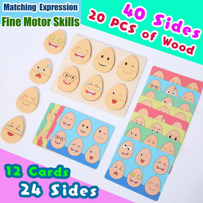 Colorful Children's Emotional Learning Puzzle