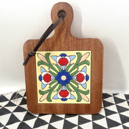 Exotic Dark Wood Decorative Trivets