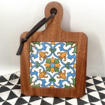 Exotic Dark Wood Decorative Trivets