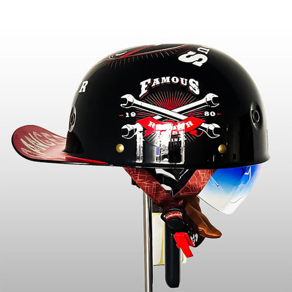 Trendy Bike Helmet in Baseball Cap Style