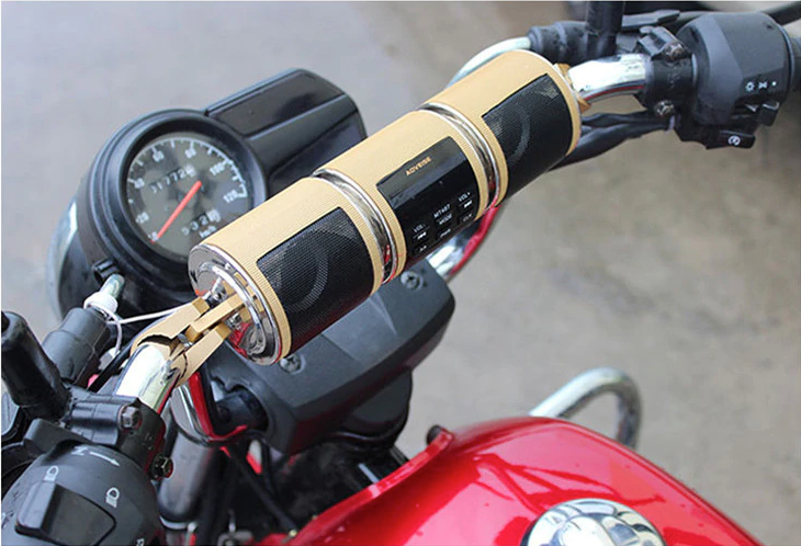 Waterproof Bike Handle Bar Speakers - Luxicro