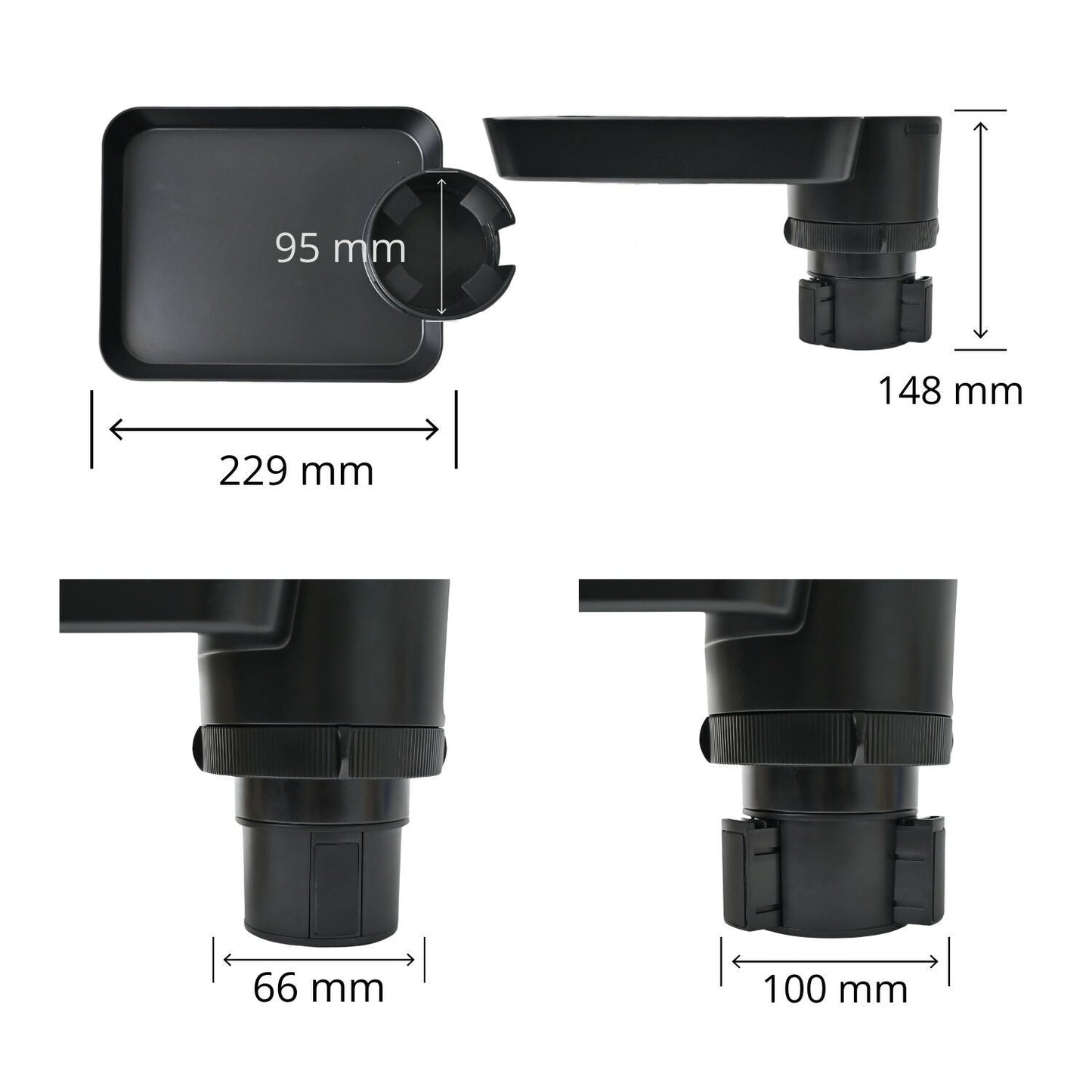 Safe Kids Car Tablet Mount Adjustable Tray