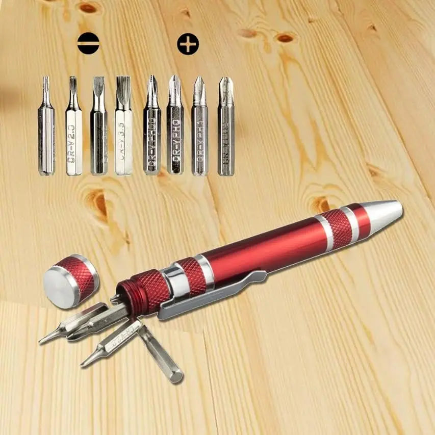 Portable 8-in-1 Pocket Tool Kit