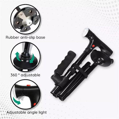 Portable Adjustable LED Walking Stick