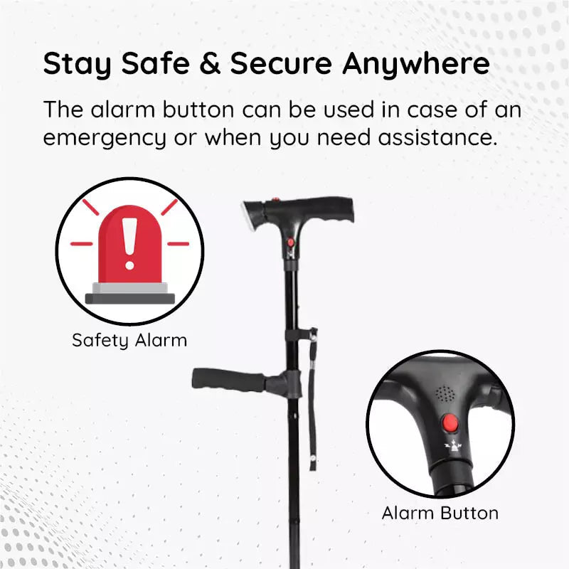 Portable Adjustable LED Walking Stick