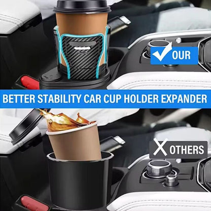 Adjustable Auto Drink Holder for 2 Cups