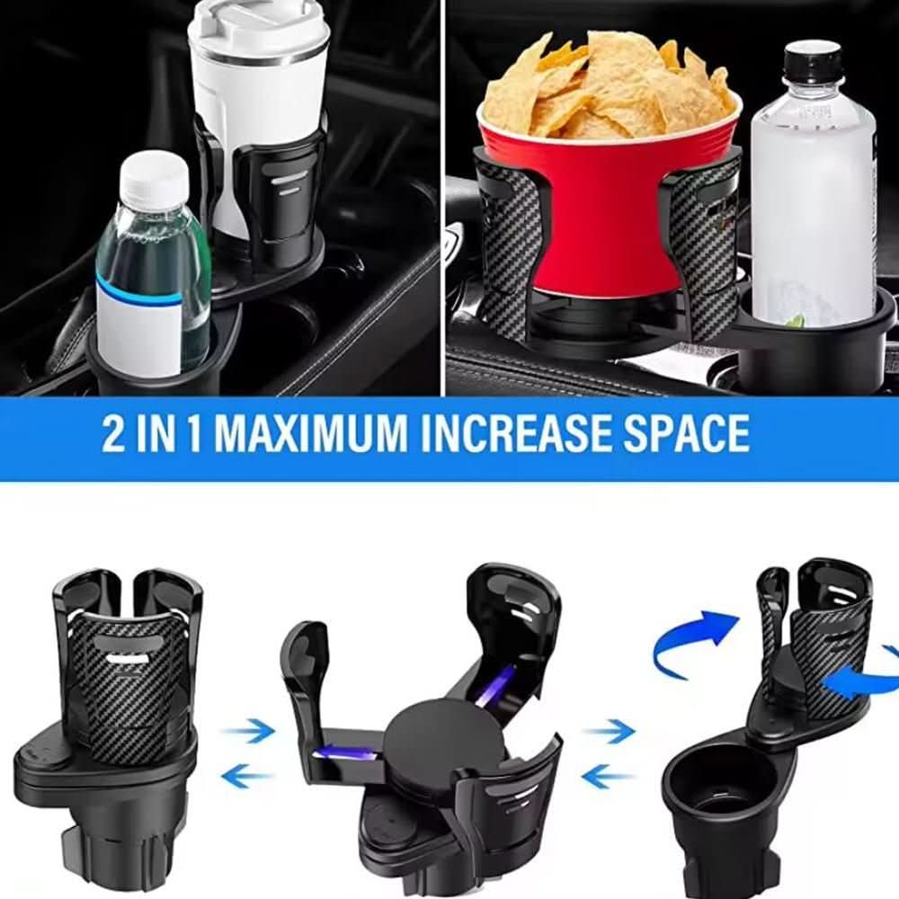 Adjustable Auto Drink Holder for 2 Cups