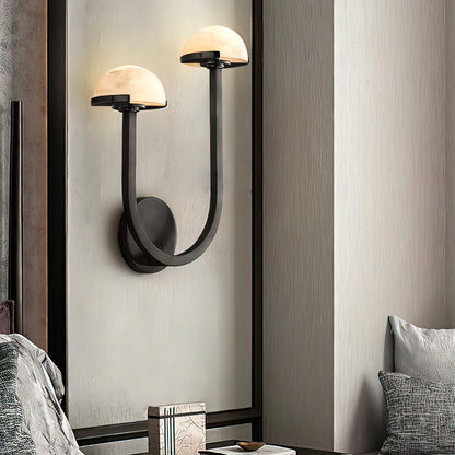Soft White Stone Wall Lamp