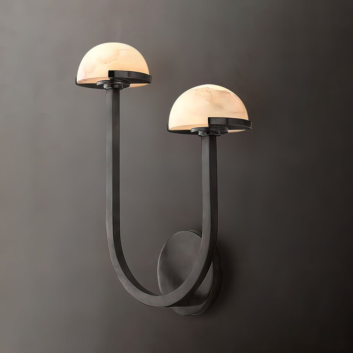 Soft White Stone Wall Lamp