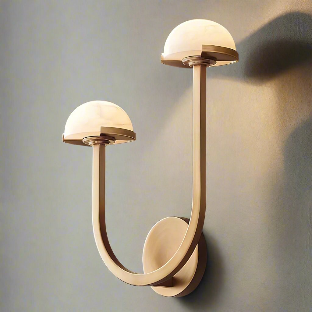 Soft White Stone Wall Lamp
