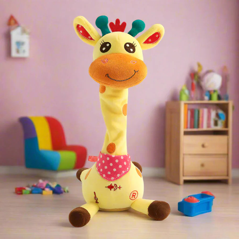 Fun Learning Giraffe Toy with Music and Lights - Luxicro