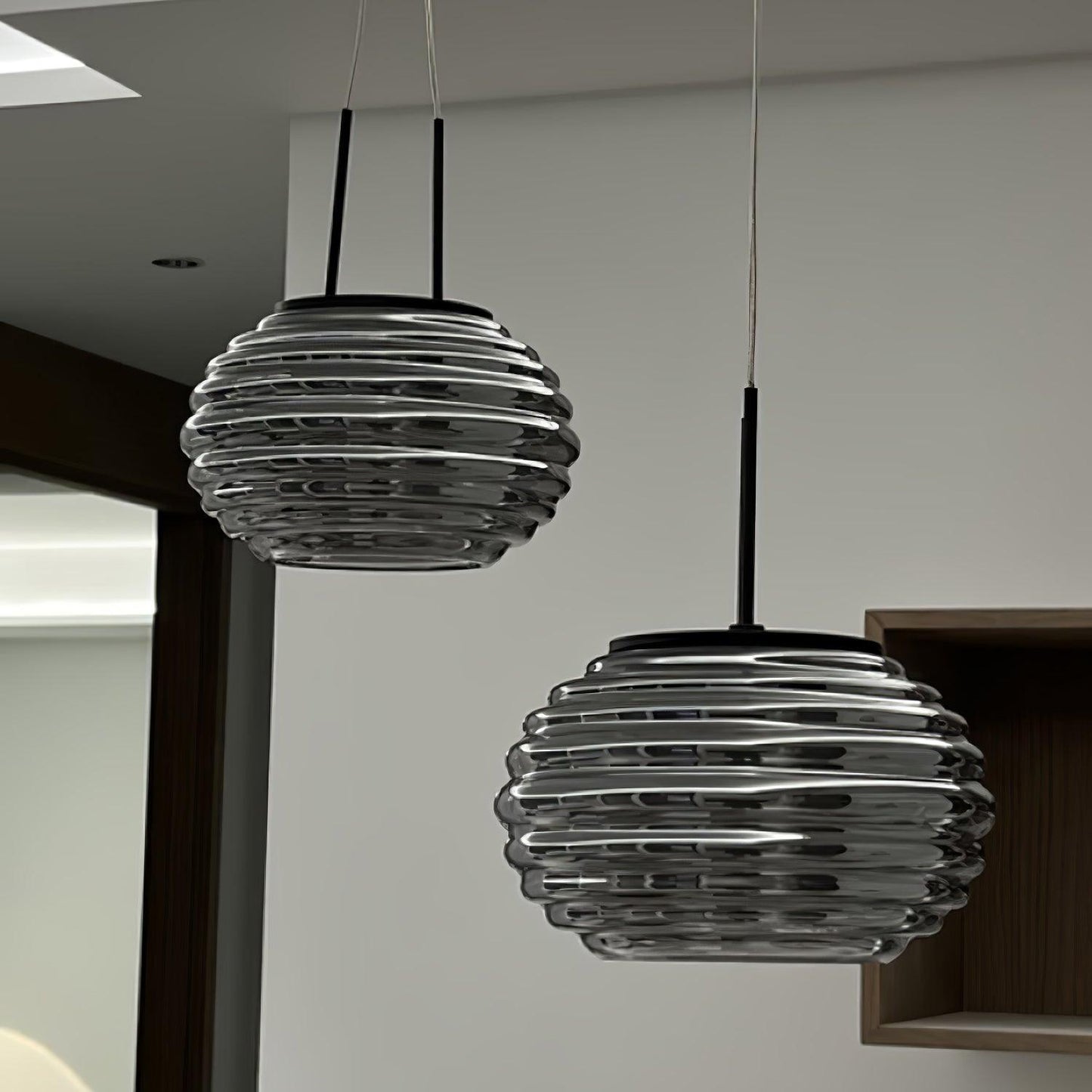 Chic Circular Hanging Light Fixture