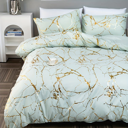 Luxurious Stone Print Comforter Set