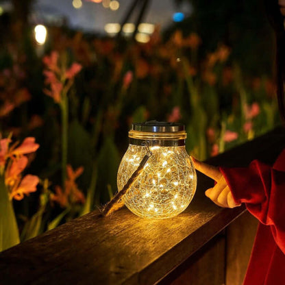 Bright Solar Powered Garden Lamp