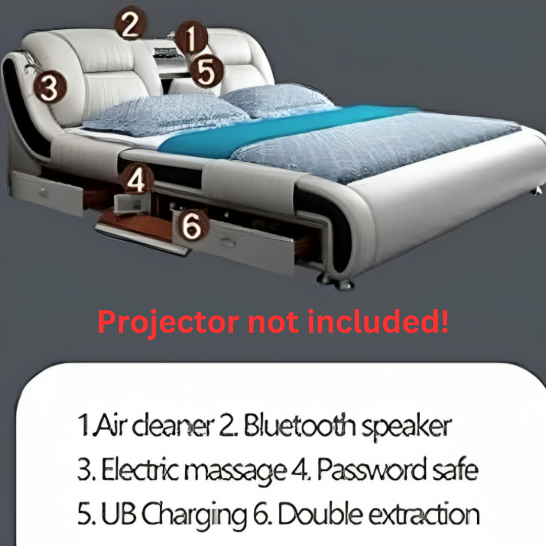 Advanced Wireless Bed with Integrated Sound System