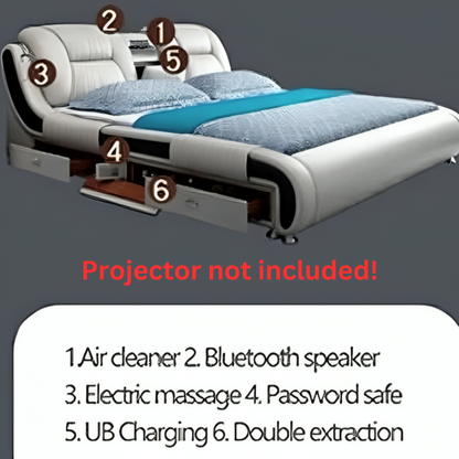 Advanced Wireless Bed with Integrated Sound System