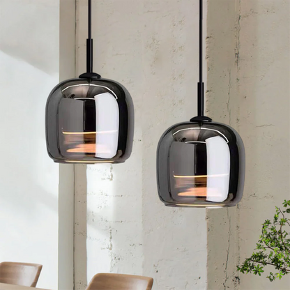 Modern Chrome Pendant Lighting for Kitchen Islands
