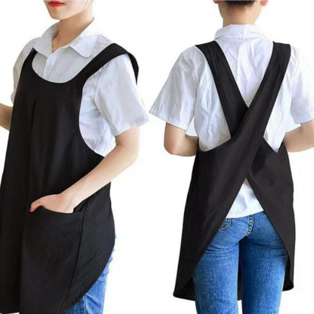 Asian-Style Adjustable Crossback Apron