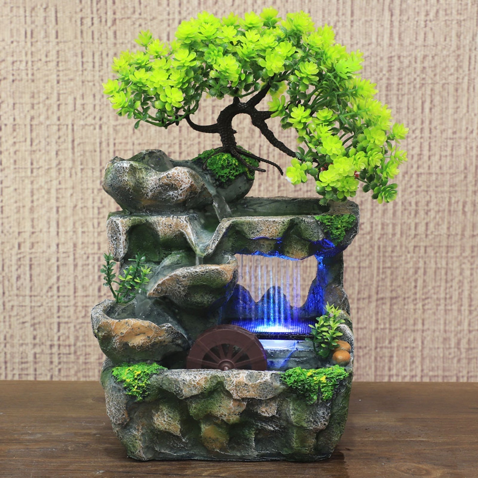 Compact Indoor Fountain Water Decor - Luxicro