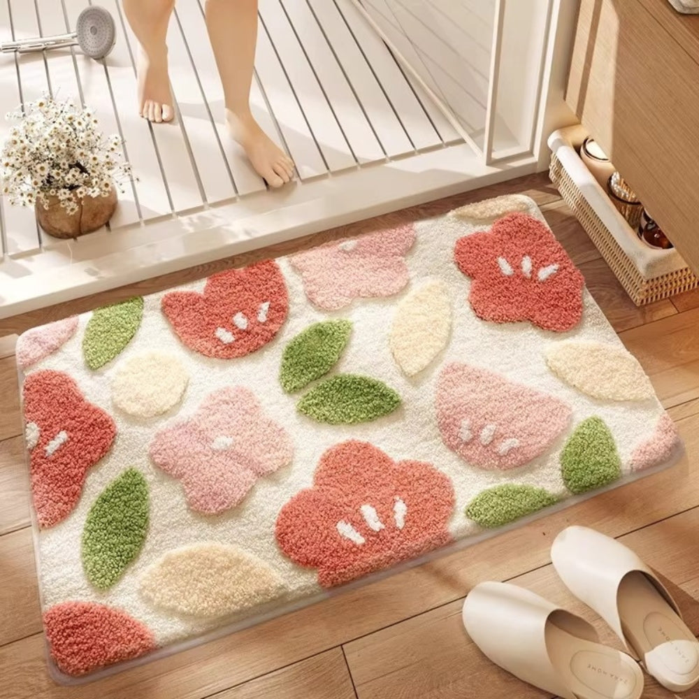 Earth Tone Anti-Slip Bath Mat