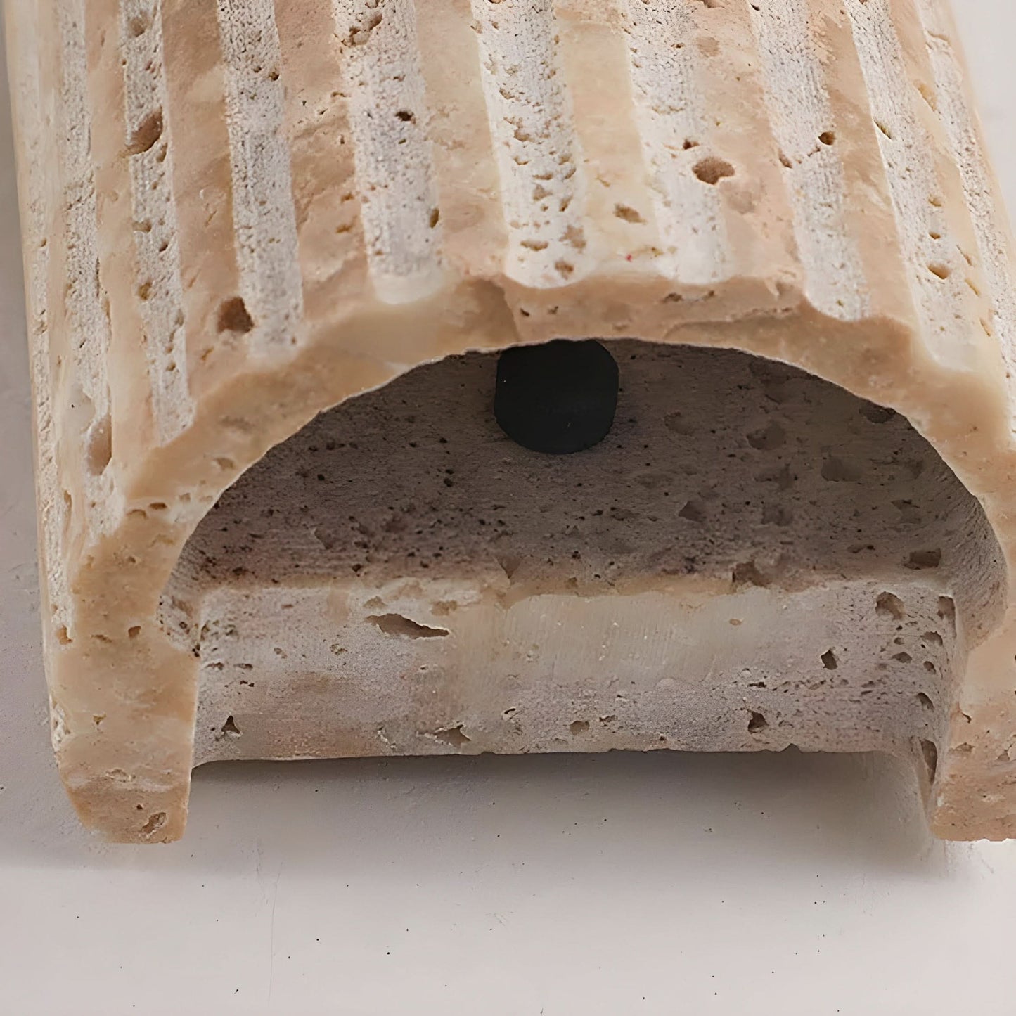 Rustic Rock LED Sconce Lighting Fixture