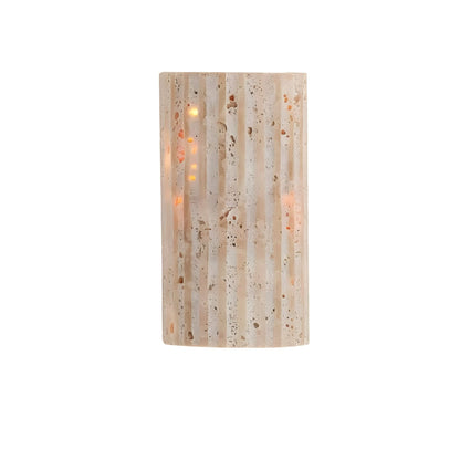 Rustic Rock LED Sconce Lighting Fixture