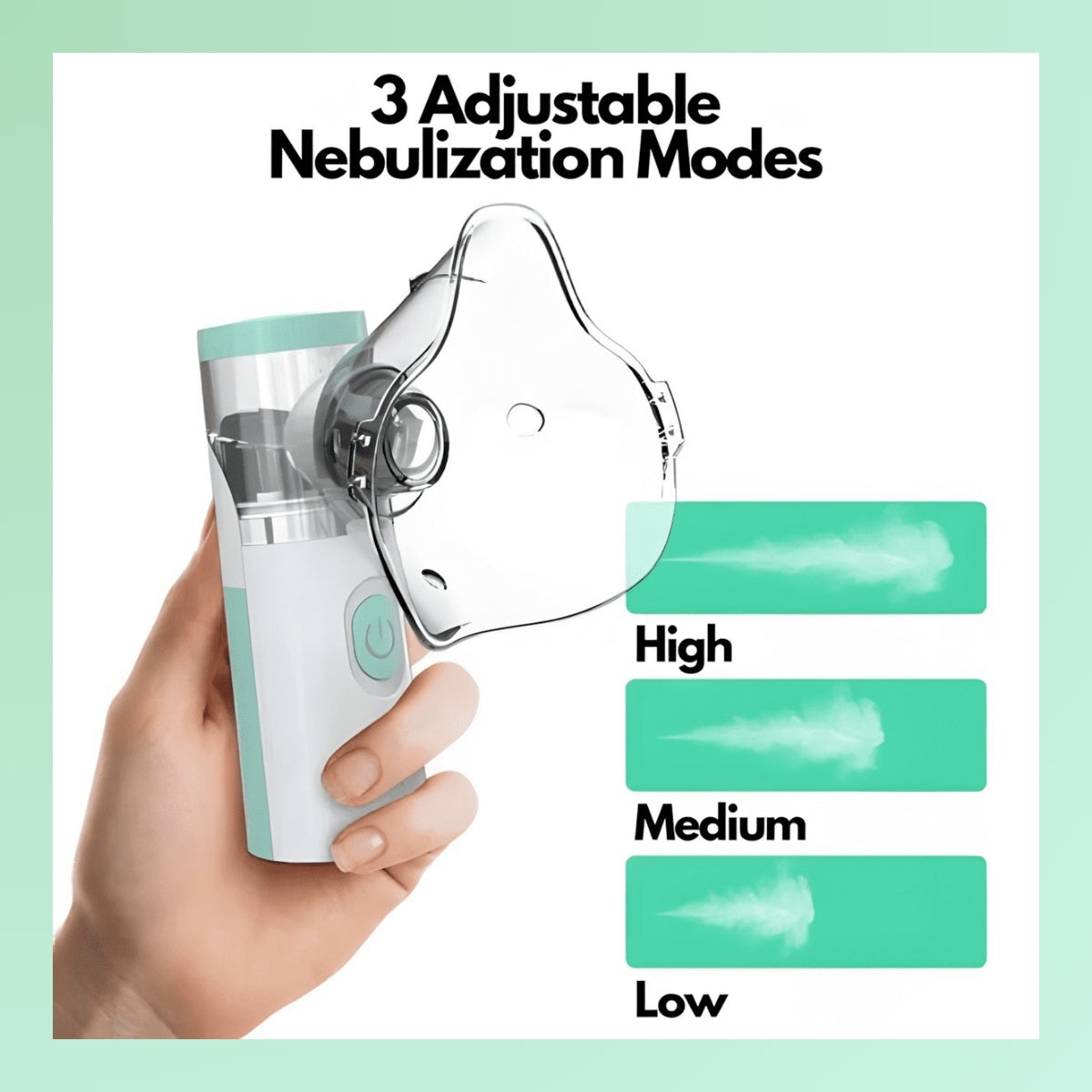 Compact Personal Asthma Inhaler for Home Travel