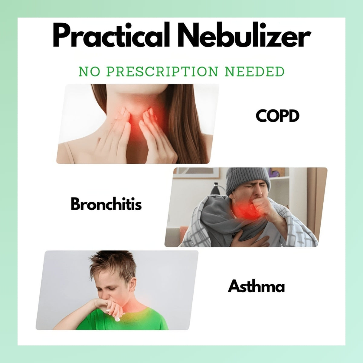 Compact Personal Asthma Inhaler for Home Travel