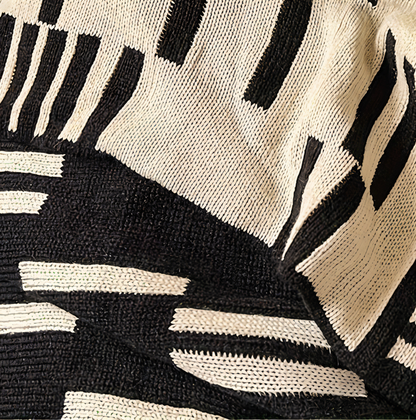Soft Plaid Winter Throw Blanket Black Beige