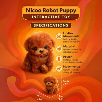 Fun Electronic Pet Dog Toy with Realistic Details