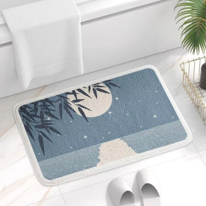 Cosy Starry Non Slip Bathroom Mat