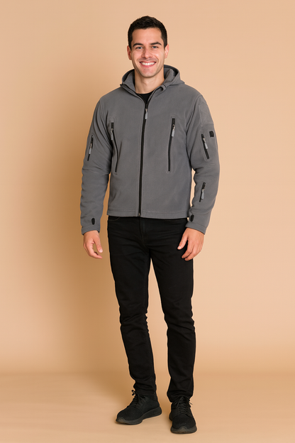 Warm Water Resistant Mens Hooded Jacket