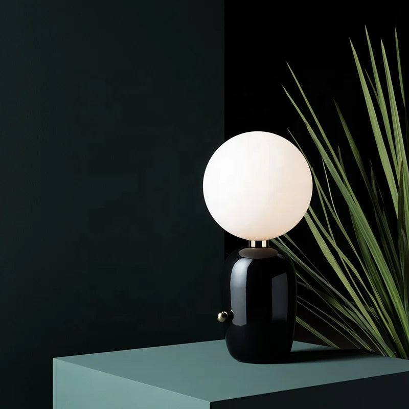 Contemporary Wooden Desk Lamp