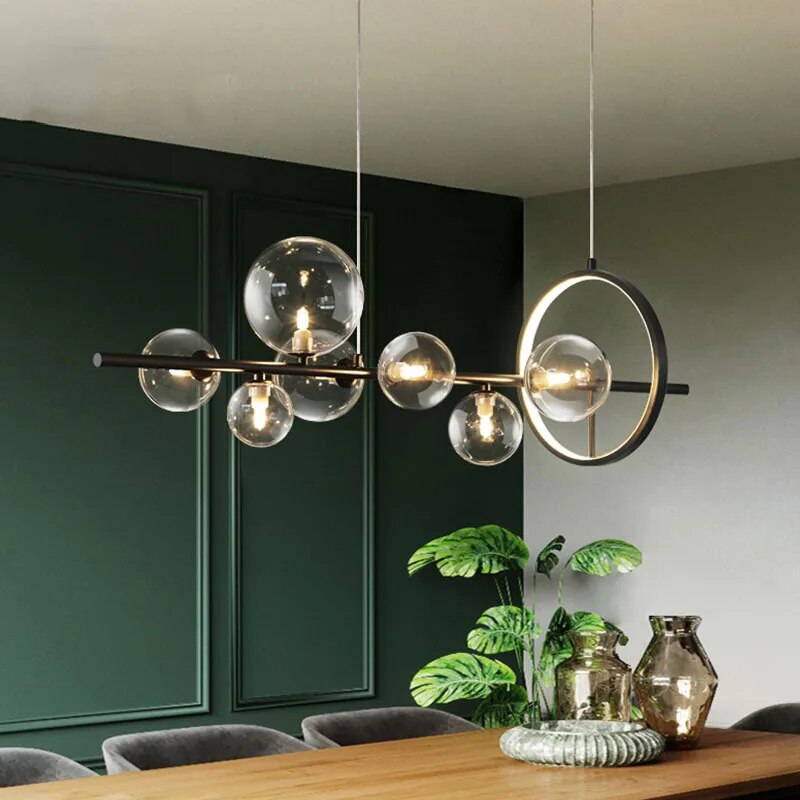 Luxury Glass Globe Modern Chandelier Light - Luxicro
