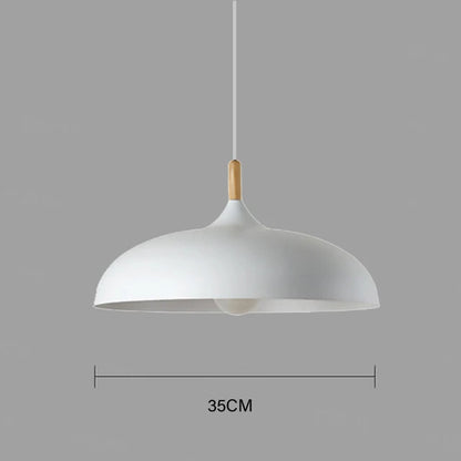 Farmhouse Style Wooden Pendant Lamp